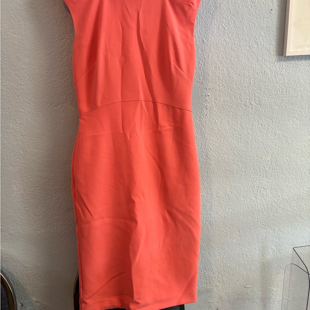 Banana Republic Coral Midi Dress